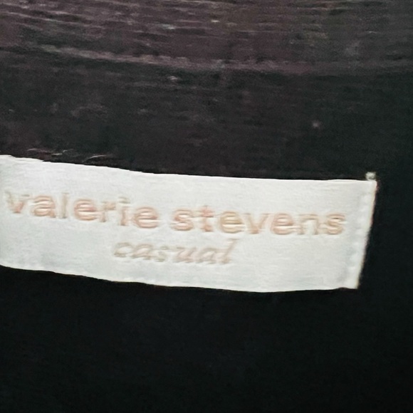 Valerie Stevens Black Button-Down Corduroy Long Sleeve Shirt - Picture 4 of 5